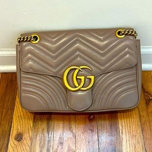 Gucci Marmont mauve *LIKE NEW* crossbody bag